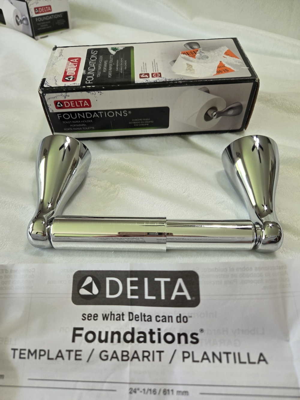 Delta Foundations Toilet Paper Holder - Chrome Finish - FND50-PC